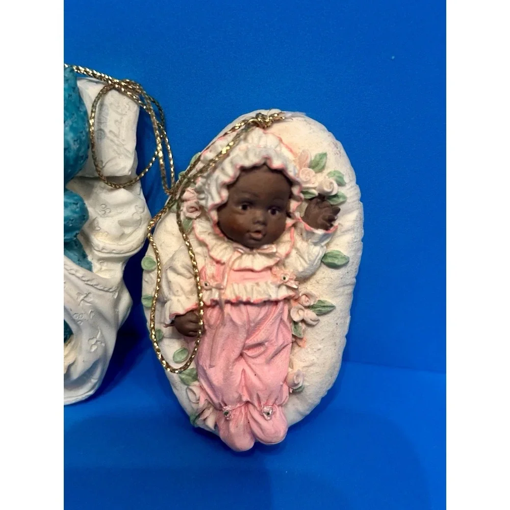 (Lot Of 2) Vintage Ashton Drake YOLANDO BELLO BABIES Mini Doll Ornaments‎ 3